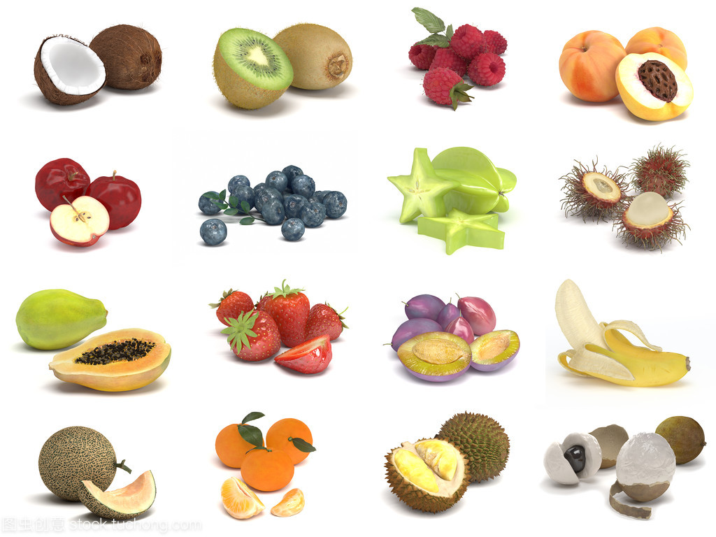 跨界美學(xué) 當(dāng)什錦鮮活農(nóng)產(chǎn)品水果邂逅白色背景上的化妝品